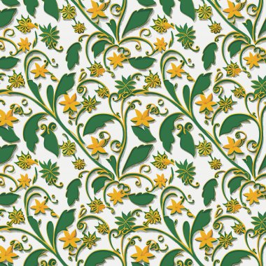 Yapraklı çiçek deseni. Çiçek buketleri çiçek kompozisyonları. Çiçek deseni.