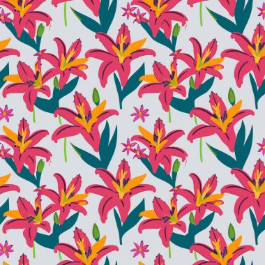 Yapraklı çiçek deseni. Çiçek buketleri çiçek kompozisyonları. Çiçek deseni.