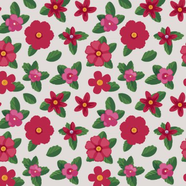 Yapraklı çiçek deseni. Çiçek buketleri çiçek kompozisyonları. Çiçek deseni.