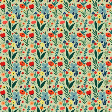 Yapraklı çiçek deseni. Çiçek buketleri çiçek kompozisyonları. Çiçek deseni.