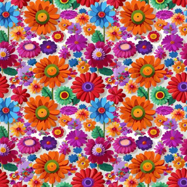 Yapraklı çiçek deseni. Çiçek buketleri çiçek kompozisyonları. Çiçek deseni.