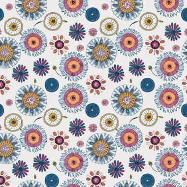 Yapraklı çiçek deseni. Çiçek buketleri çiçek kompozisyonları. Çiçek deseni.