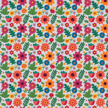 Yapraklı çiçek deseni. Çiçek buketleri çiçek kompozisyonları. Çiçek deseni.