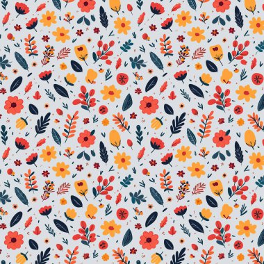 Yapraklı çiçek deseni. Çiçek buketleri çiçek kompozisyonları. Çiçek deseni.