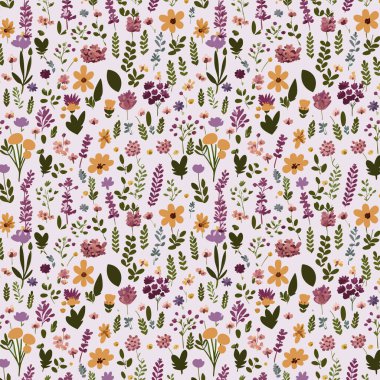 Yapraklı çiçek deseni. Çiçek buketleri çiçek kompozisyonları. Çiçek deseni.