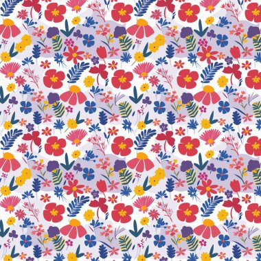 Yapraklı çiçek deseni. Çiçek buketleri çiçek kompozisyonları. Çiçek deseni.