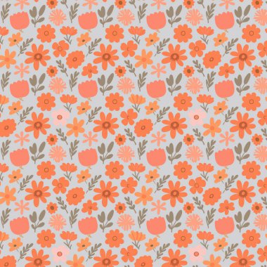 Yapraklı çiçek deseni. Çiçek buketleri çiçek kompozisyonları. Çiçek deseni.