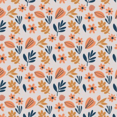 Yapraklı çiçek deseni. Çiçek buketleri çiçek kompozisyonları. Çiçek deseni.