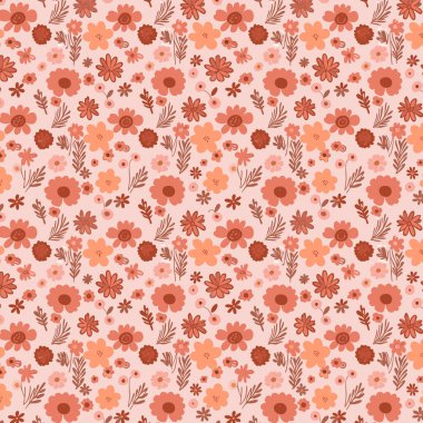 Yapraklı çiçek deseni. Çiçek buketleri çiçek kompozisyonları. Çiçek deseni.