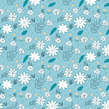 Yapraklı çiçek deseni. Çiçek buketleri çiçek kompozisyonları. Çiçek deseni.