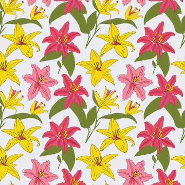 Yapraklı çiçek deseni. Çiçek buketleri çiçek kompozisyonları. Çiçek deseni.