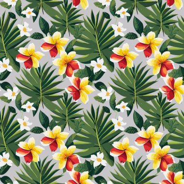 Yapraklı çiçek deseni. Çiçek buketleri çiçek kompozisyonları. Çiçek deseni.