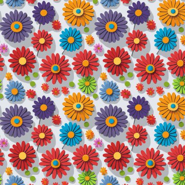 Desen sanat tasarımı. Yapraklı çiçek desenli çiçek buketleri çiçek kompozisyonları. Çiçek deseni