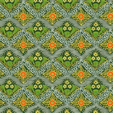 Desen sanat tasarımı. Yapraklı çiçek desenli çiçek buketleri çiçek kompozisyonları. Çiçek deseni