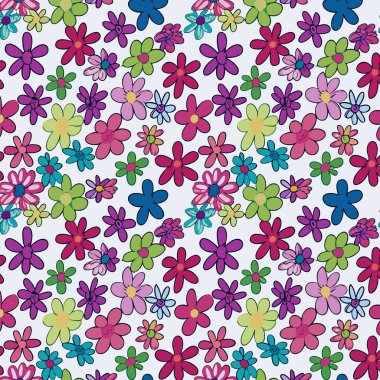 Desen sanat tasarımı. Yapraklı çiçek desenli çiçek buketleri çiçek kompozisyonları. Çiçek deseni