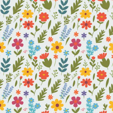 Desen sanat tasarımı. Yapraklı çiçek desenli çiçek buketleri çiçek kompozisyonları. Çiçek deseni