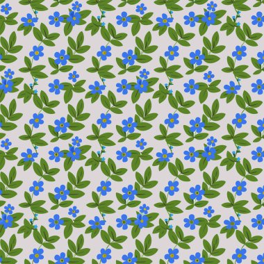 Desen sanat tasarımı. Yapraklı çiçek desenli çiçek buketleri çiçek kompozisyonları. Çiçek deseni