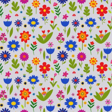 Desen sanat tasarımı. Yapraklı çiçek desenli çiçek buketleri çiçek kompozisyonları. Çiçek deseni