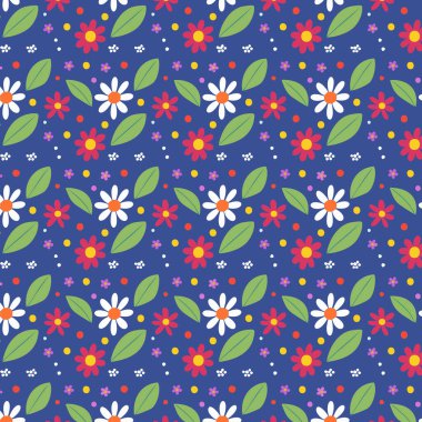 Desen sanat tasarımı. Yapraklı çiçek desenli çiçek buketleri çiçek kompozisyonları. Çiçek deseni