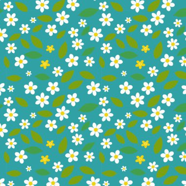 Desen sanat tasarımı. Yapraklı çiçek desenli çiçek buketleri çiçek kompozisyonları. Çiçek deseni