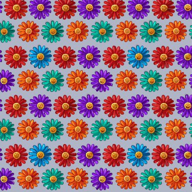 Kumaş, tişört ve yastık kılıfı için çiçek desenli tasarım. Yapraklı çiçek deseni. Çiçek buketleri çiçek kompozisyonları. Çiçek deseni