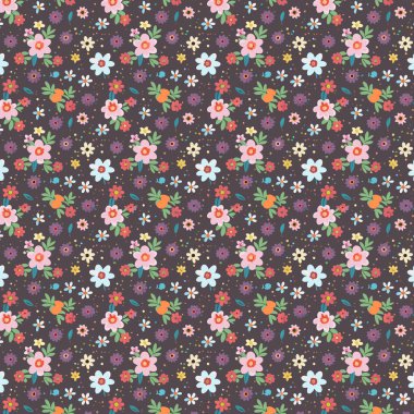 Kumaş, tişört ve yastık kılıfı için çiçek desenli tasarım. Yapraklı çiçek deseni. Çiçek buketleri çiçek kompozisyonları. Çiçek deseni