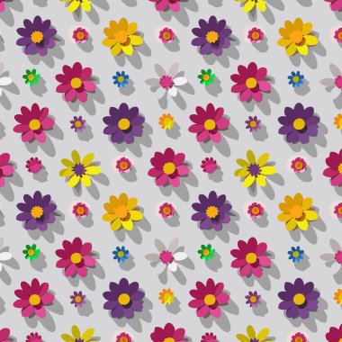 Kumaş, tişört ve yastık kılıfı için çiçek desenli tasarım. Yapraklı çiçek deseni. Çiçek buketleri çiçek kompozisyonları. Çiçek deseni