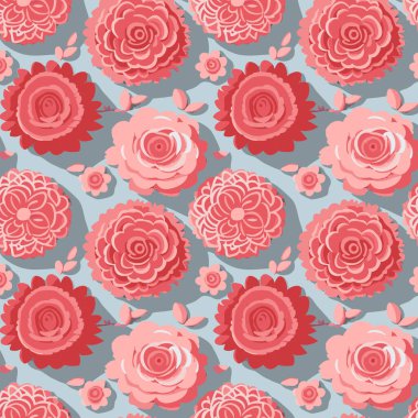 Kumaş, tişört ve yastık kılıfı için çiçek desenli tasarım. Yapraklı çiçek deseni. Çiçek buketleri çiçek kompozisyonları. Çiçek deseni