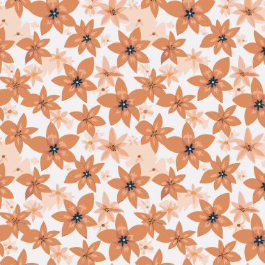 Desen sanat tasarımı. Yapraklı çiçek deseni. Çiçek buketleri. Çiçek kompozisyonları. Çiçek deseni