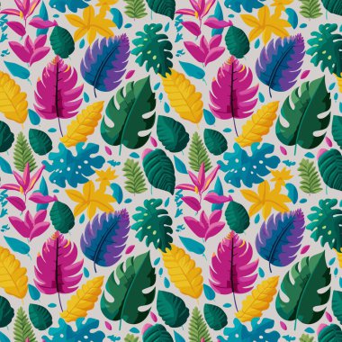 Desen sanat tasarımı. Yapraklı çiçek deseni. Çiçek buketleri. Çiçek kompozisyonları. Çiçek deseni