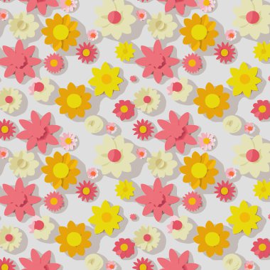 Desen sanat tasarımı. Yapraklı çiçek deseni. Çiçek buketleri. Çiçek kompozisyonları. Çiçek deseni