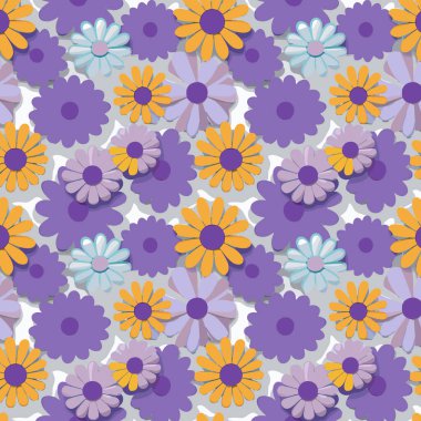 Desen sanat tasarımı. Yapraklı çiçek deseni. Çiçek buketleri. Çiçek kompozisyonları. Çiçek deseni