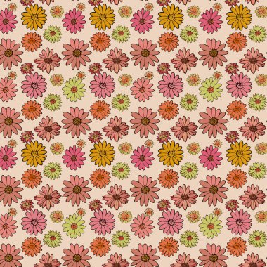 Desen sanat tasarımı. Yapraklı çiçek deseni. Çiçek buketleri. Çiçek kompozisyonları. Çiçek deseni