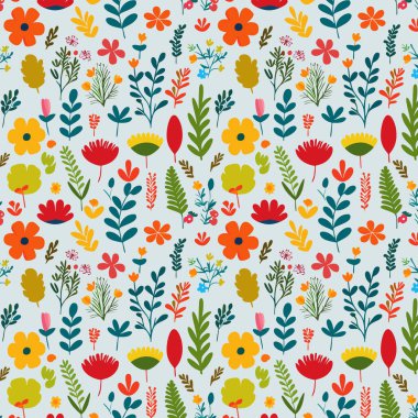 Desen sanat tasarımı. Yapraklı çiçek deseni. Çiçek buketleri. Çiçek kompozisyonları. Çiçek deseni