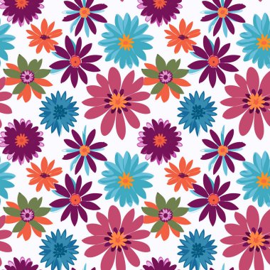 Yapraklı çiçek deseni. Çiçek buketleri çiçek kompozisyonları. Çiçek deseni