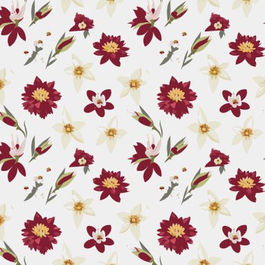 Yapraklı çiçek desenleri çiçek desenleri çiçek desenleri