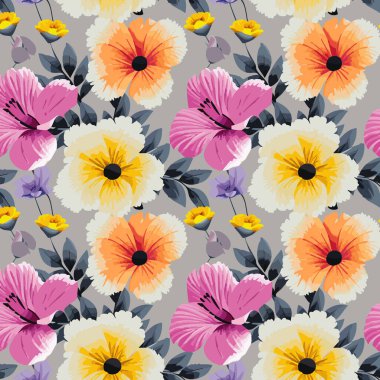 Yapraklı çiçek desenleri çiçek desenleri çiçek desenleri