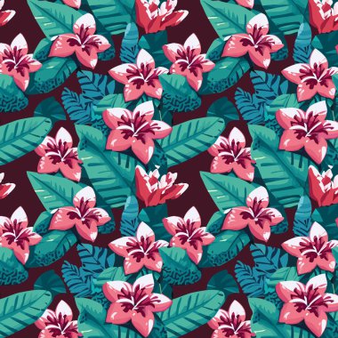 Yapraklı çiçek desenleri çiçek desenleri çiçek desenleri