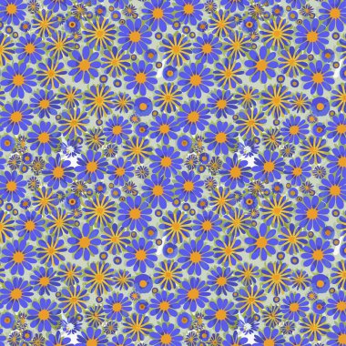 Yapraklı çiçek deseni. Çiçek buketleri çiçek kompozisyonları. Çiçek deseni