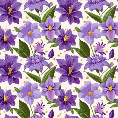 Yapraklı çiçek deseni. Çiçek buketleri çiçek kompozisyonları. Çiçek deseni