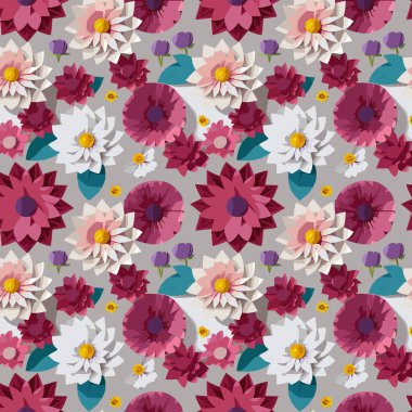 Yapraklı çiçek deseni. Çiçek buketleri çiçek kompozisyonları. Çiçek deseni