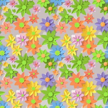 Yapraklı çiçek deseni. Çiçek buketleri çiçek kompozisyonları. Çiçek deseni