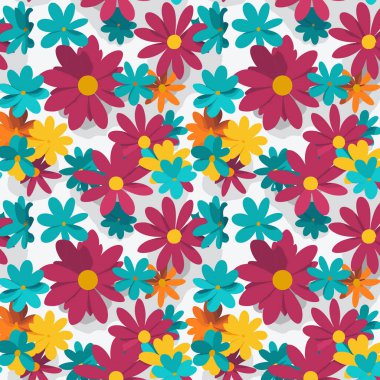 Yapraklı çiçek deseni. Çiçek buketleri çiçek kompozisyonları. Çiçek deseni