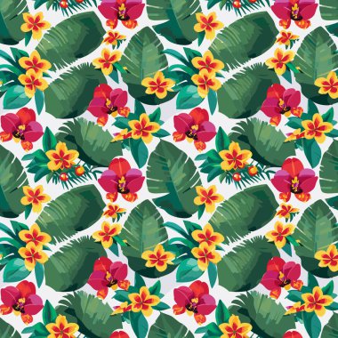 Desen sanat tasarımı. Yapraklı çiçek deseni. Çiçek buketleri. Çiçek kompozisyonları. Çiçek deseni