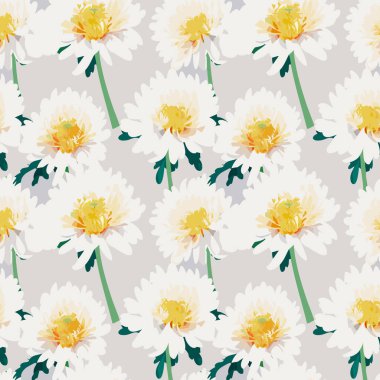 Yapraklı çiçek deseni. Çiçek buketleri çiçek kompozisyonları. Çiçek deseni