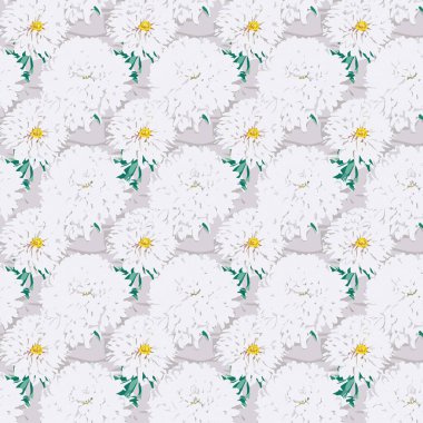 Yapraklı çiçek deseni. Çiçek buketleri çiçek kompozisyonları. Çiçek deseni