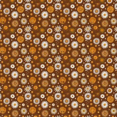 Desen sanat tasarımı. Yapraklı çiçek deseni. Çiçek buketleri. Çiçek kompozisyonları. Çiçek deseni