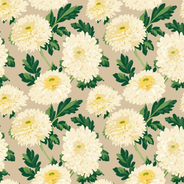 Yapraklı çiçek deseni. Çiçek buketleri çiçek kompozisyonları. Çiçek deseni