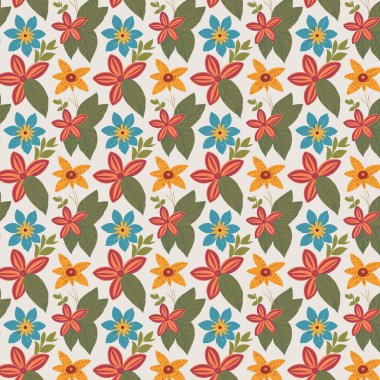 Yapraklı çiçek deseni. Çiçek buketleri çiçek kompozisyonları. Çiçek deseni