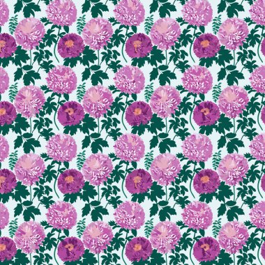 Yapraklı çiçek deseni. Çiçek buketleri çiçek kompozisyonları. Çiçek deseni